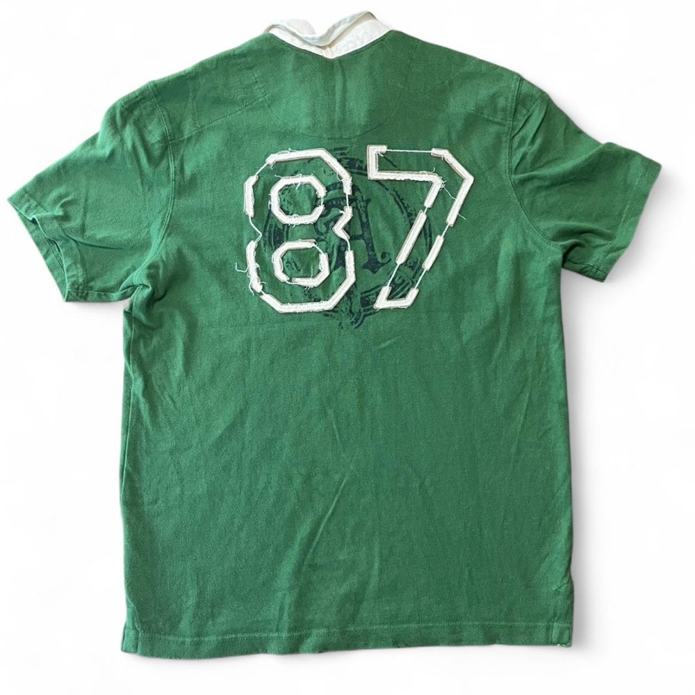 Aeropostale Green Polo with White Accents - Picture 2 of 3